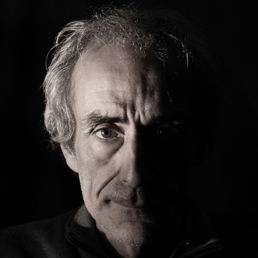 Studio portrait of a man in his 40s